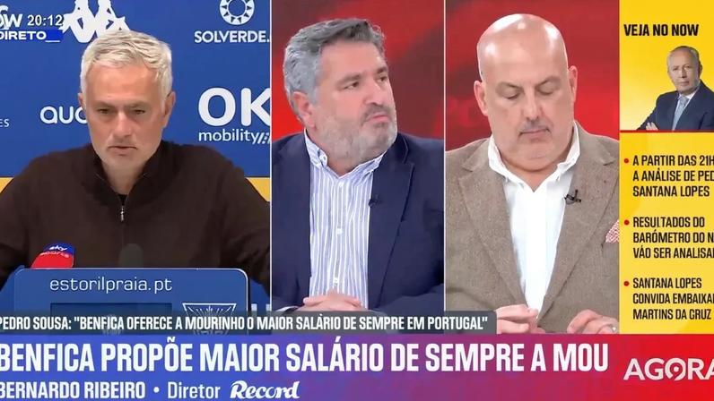 Mourinho faz em Benfica o que Amorim fez no Sporting, afirma Bernardo Ribeiro
