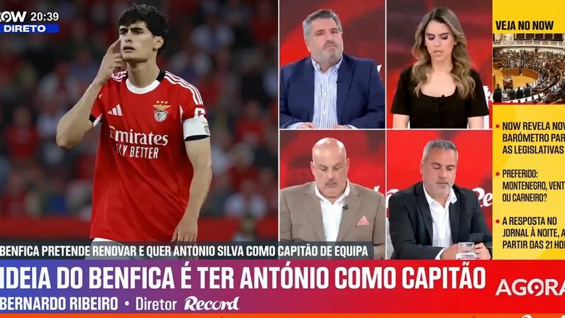 Pedro Sousa: «António Silva é o melhor central do Benfica; mas no Mundial'22 houve uma fuga de informação e foi ele»
