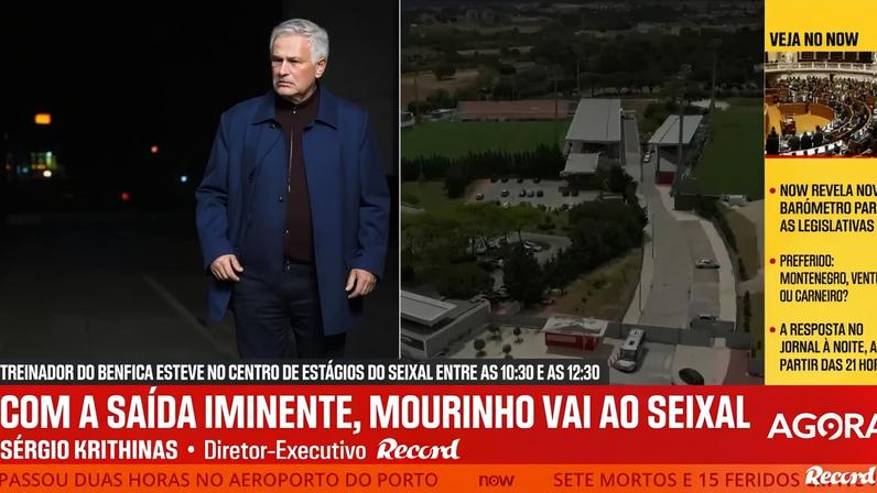 A saída de Mourinho do Benfica: «Entre staff e adjuntos, no Seixal já se fala à boca cheia sobre o que vai acontecer»
