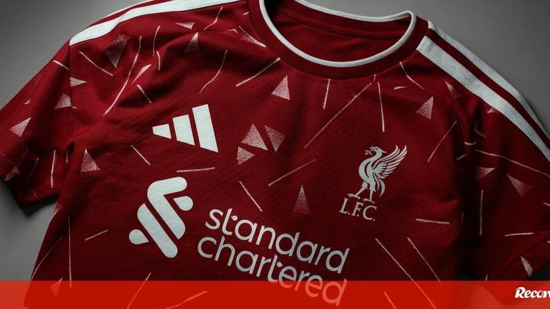 Liverpool revela camisola 2026/27 inspirada em campeões