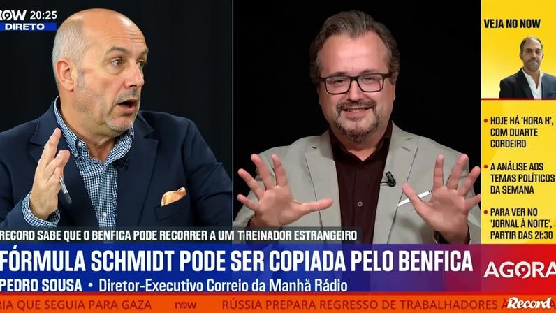 Vítor Pinto não acredita em 'Fariolice' de Rui Costa: «Farioli só foi oficializado em julho, mas já estava a trabalhar para o FC Porto»