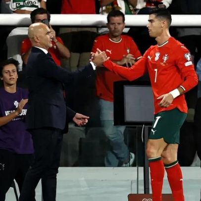 Martínez diz que números de eficácia de Cristiano Ronaldo são os melhores