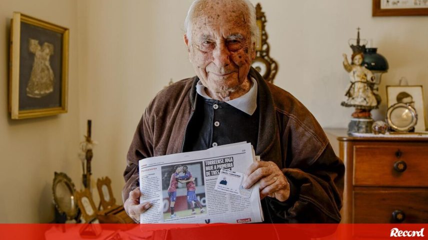 Manuel Rosado tem 99 anos e conversou com Record a propósito da final da Taça de Portugal