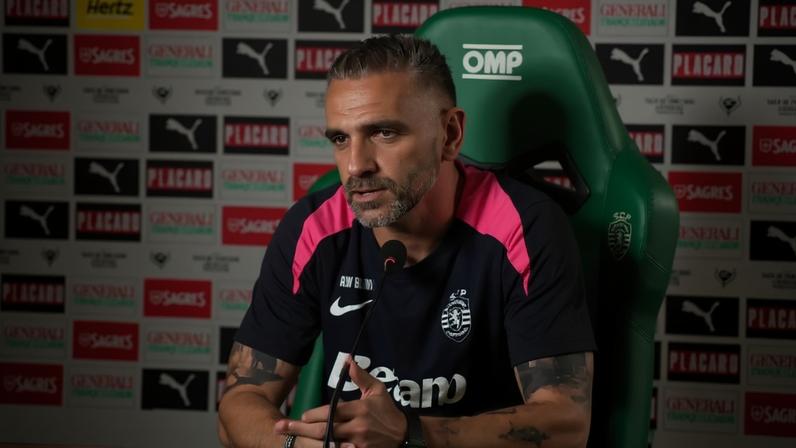 Rui Borges: «Real Madrid? Fico feliz por vê-los ligados aos grandes clubes, não só Hjulmand como Maxi»