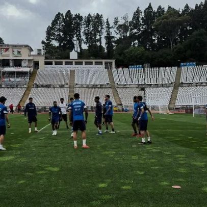 Último treino do Torreense antes da final da Taça contra o Sporting