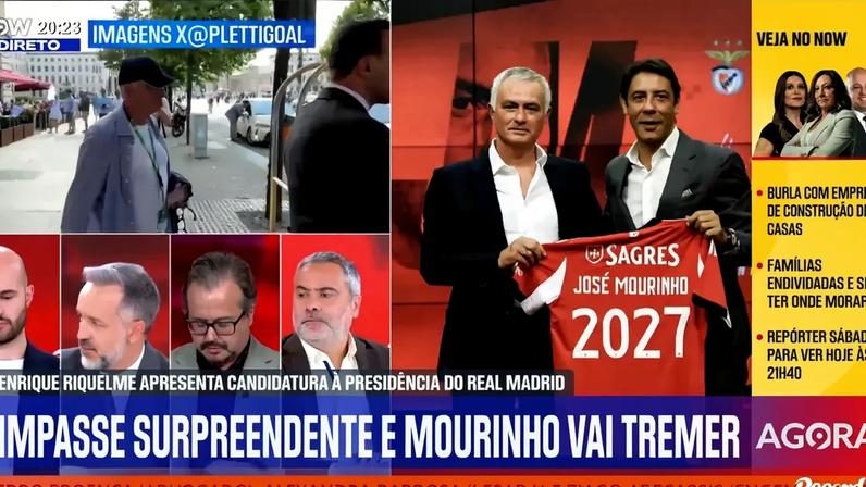 Rafael Soares diz que Mourinho foi aclamado na chegada e estranho na saída