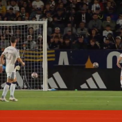 Golo de Guilherme no LA Galaxy-Houston Dynamo gravado de forma inédita