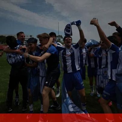 João Neves celebra título de juvenis: Este é o ano do Dragão
