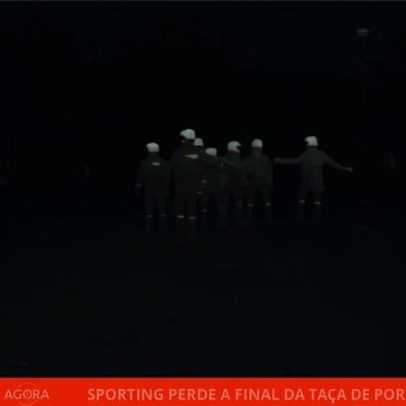 Violência no Jamor após final da Taça: polícia intervém e duas pessoas algemadas