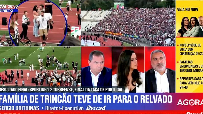 Sérgio Krithinas, diretor executivo de Record, após derrota dos leões frente ao Torreense na final da Taça