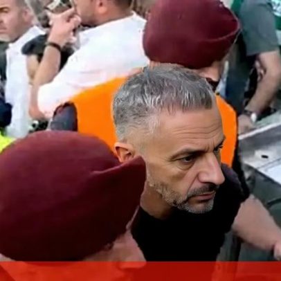 Imagens mostram insultos a Rui Borges durante subida do Sporting ao Jamor, apoio aos jogadores