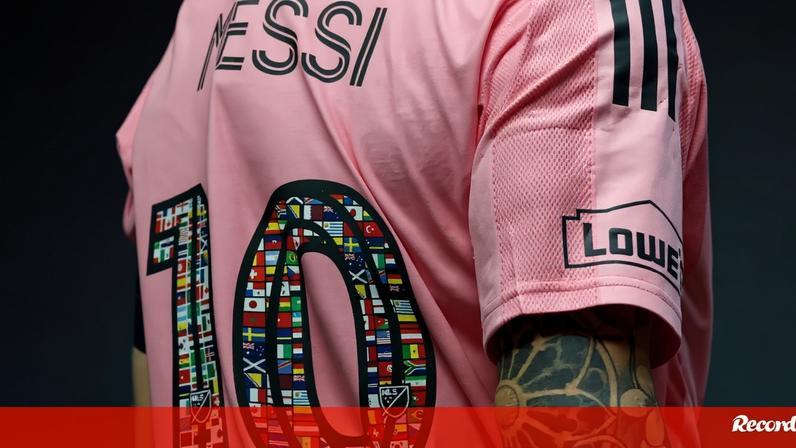 Messi usa camisola com bandeira de Portugal na MLS este fim de semana