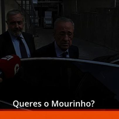 Pérez ironiza Mourinho e admite a hipótese de treinar ele próprio