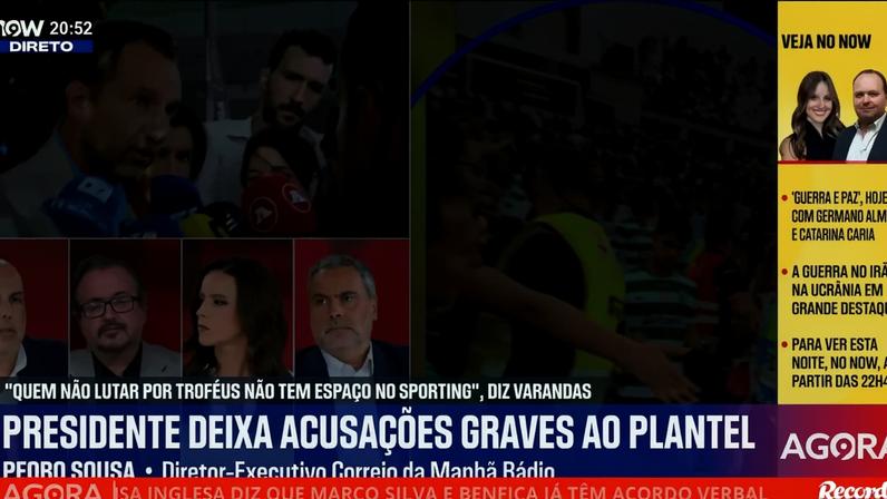 Críticas de Varandas podem mirar Inácio ou Hjulmand no debate sobre o Sporting