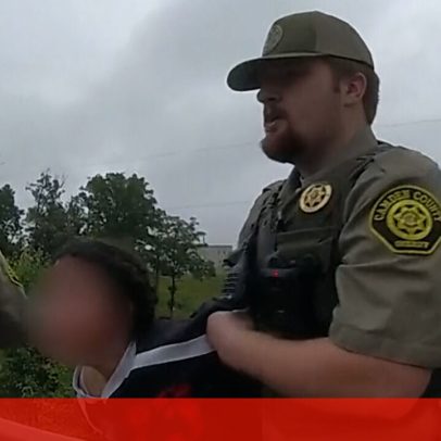 Bodycam mostra perseguição e detenção de jovem de 15 que fugiu de centro