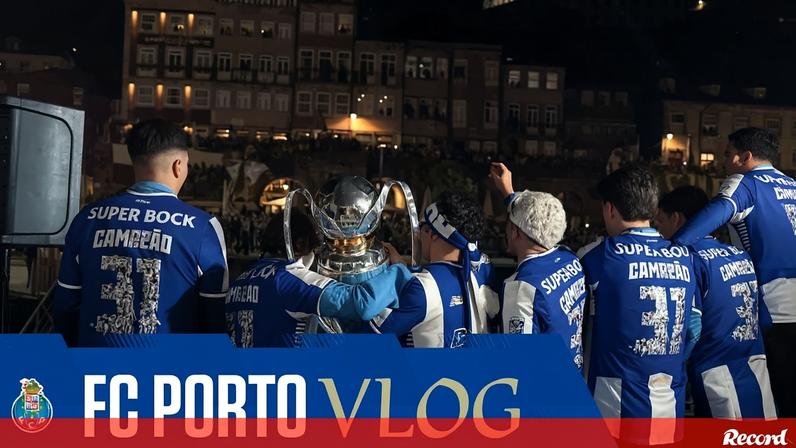 Habitual Vlog foi desta vez centrado nos festejos entre o estádio e a cidade