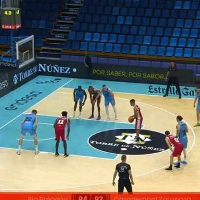 Jogada incrível em Espanha surpreende espectadores