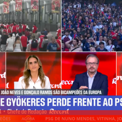 Análise à vitória do PSG na Liga dos Campeões pelo Record na Hora