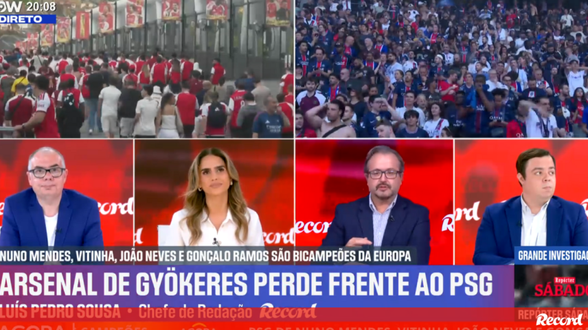 «Final foi um atentado ao que foi esta edição da Liga dos Campeões»: a análise à vitória do PSG no Record na Hora