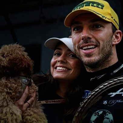 Após susto, Kika Cerqueira Gomes continua próxima de Pierre Gasly