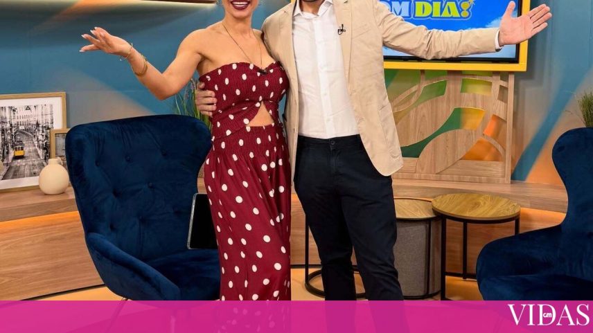 Luciana Abreu e Rúben Pacheco Correia no 'Olá, Bom Dia!'