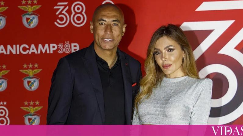Luisão e Brenda Mattar