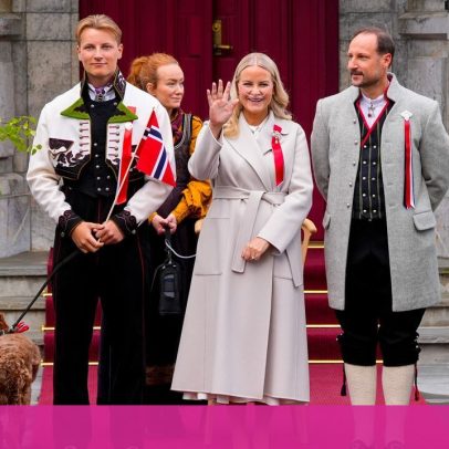 Princesa Mette-Marit surge em público com suporte de oxigénio