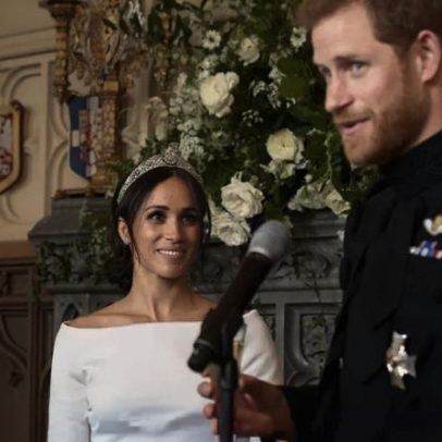 Meghan Markle revela fotografias do casamento em dia especial