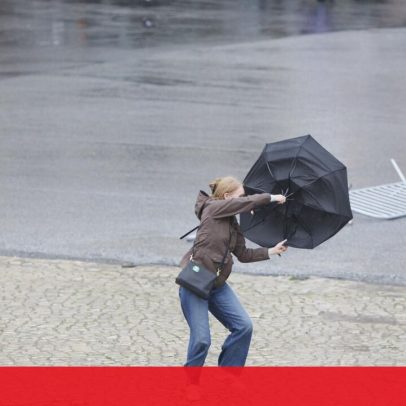 Catorze distritos sob aviso amarelo por chuva e vento forte neste fim de semana