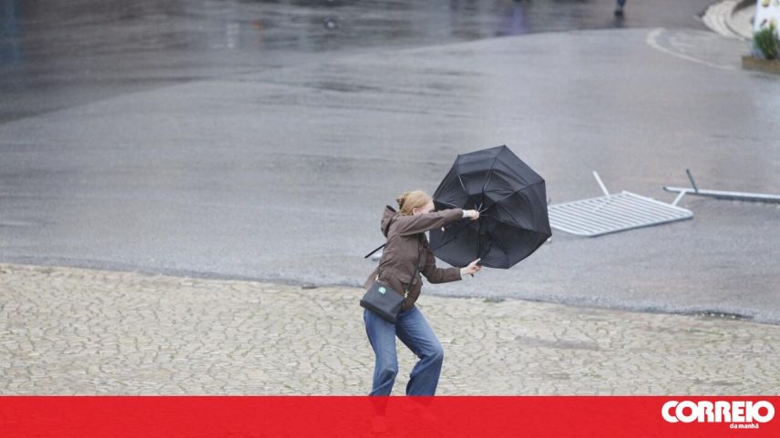 Catorze distritos sob aviso amarelo por chuva e vento forte neste fim de semana