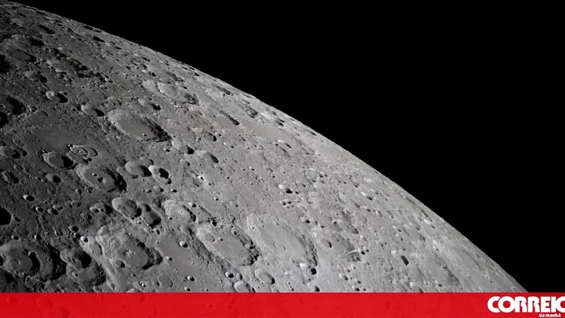 Crateras espalhadas pela superfície da Lua