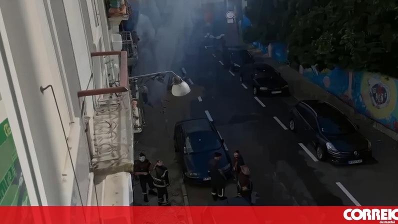 Conduta rebenta em Lisboa e jorra água a vários metros