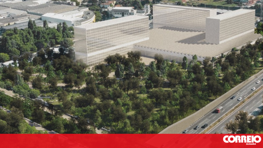 Imagem virtual do que se pretende para o nó de Francos e zona industrial