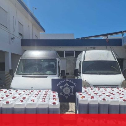 Polícia Marítima apreende 7 mil litros de combustível em Olhão