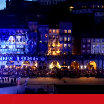 Milhares na Ribeira celebram 31º título do FC Porto