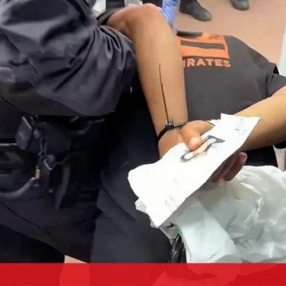 Ministro israelita partilha vídeo de ativistas da flotilha amarrados