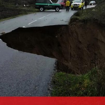 Quatro meses depois das tempestades, 26 estradas permanecem cortadas