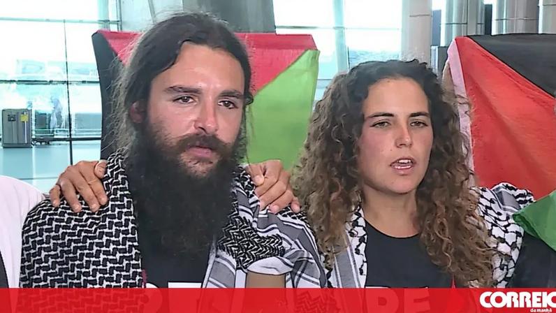"Espancaram-nos e amarraram-nos. Foi horrível o que vivemos em Israel": ativistas portugueses relatam detenção