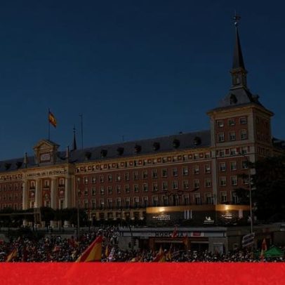 Três detidos e sete agentes feridos em confrontos na marcha anti-Sánchez Madrid