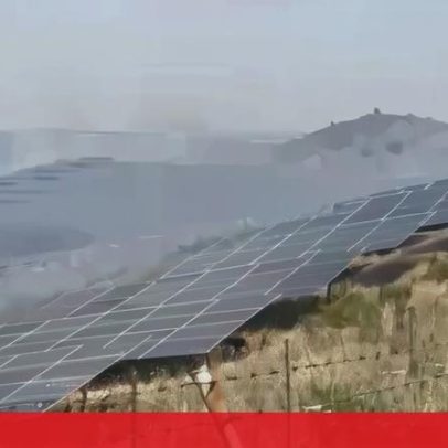 Incêndio junto a central solar em Alcoutim mobiliza três meios aéreos