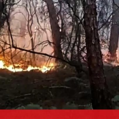 Moradores evacuados de casas devido a incêndios florestais na Itália
