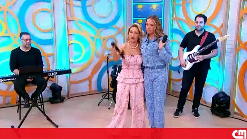 Tema musical Hoje sei une Luciana Abreu e Micaela no Olá Bom Dia