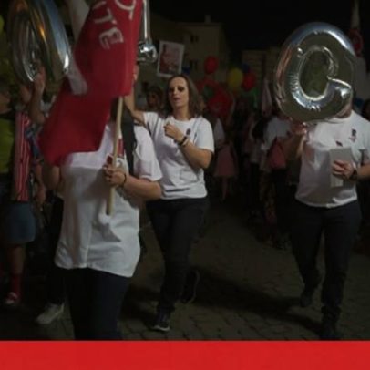 Centena de residentes em Castelo Branco celebram o 1.º de Maio