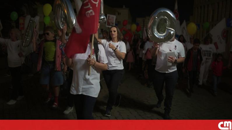 Centena de residentes em Castelo Branco celebram o 1.º de Maio