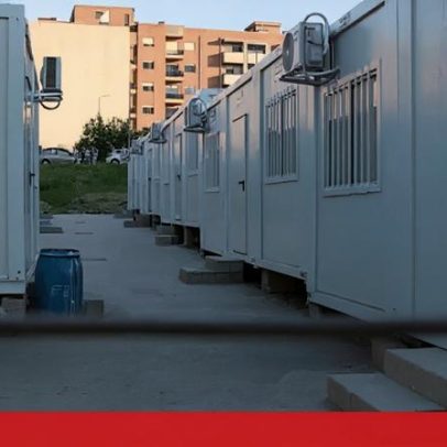 Moradores questionam as condições dos contentores onde vão ser alojados