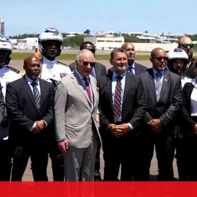 Rei Carlos III inaugura estação costeira e lança projeto espacial nas Bermudas