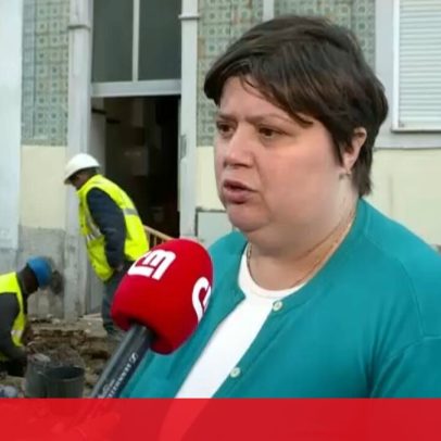 Moradora de Lisboa descreve o susto após explosão ocorrida a vários metros de altura