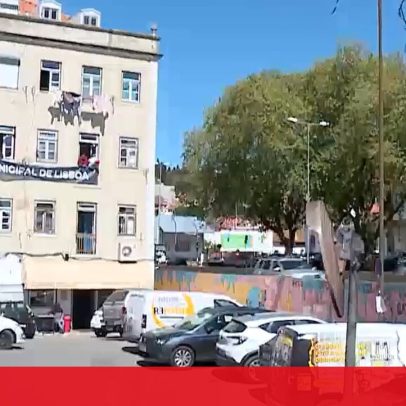 Prédio impede expansão do metro de Lisboa; famílias Alcântara temem perder casa
