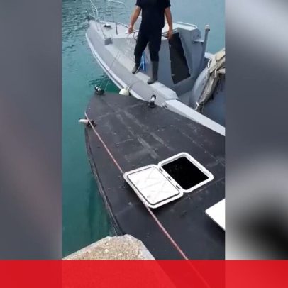 Mistério após drone militar ter dado à costa numa ilha grega