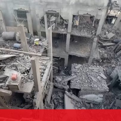 Exército israelita destrói edifícios residenciais após evacuação em Gaza